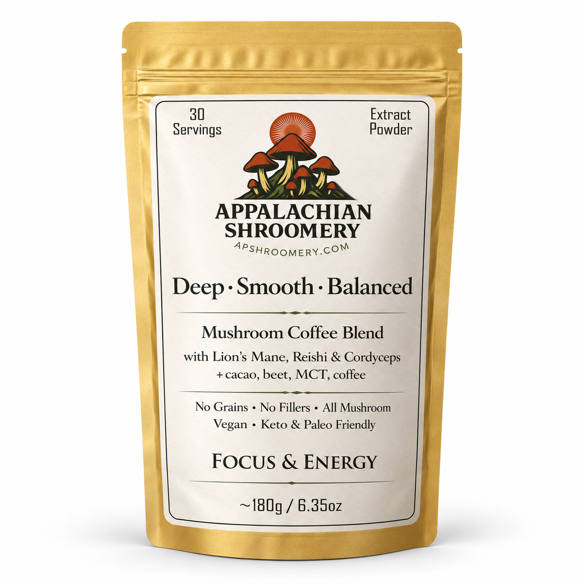 Appalachian Shroomery Mushroom Coffee Blend