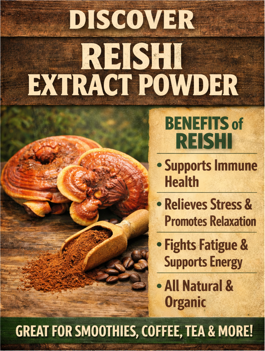 Reishi Extract Powder for Stress & Sleep